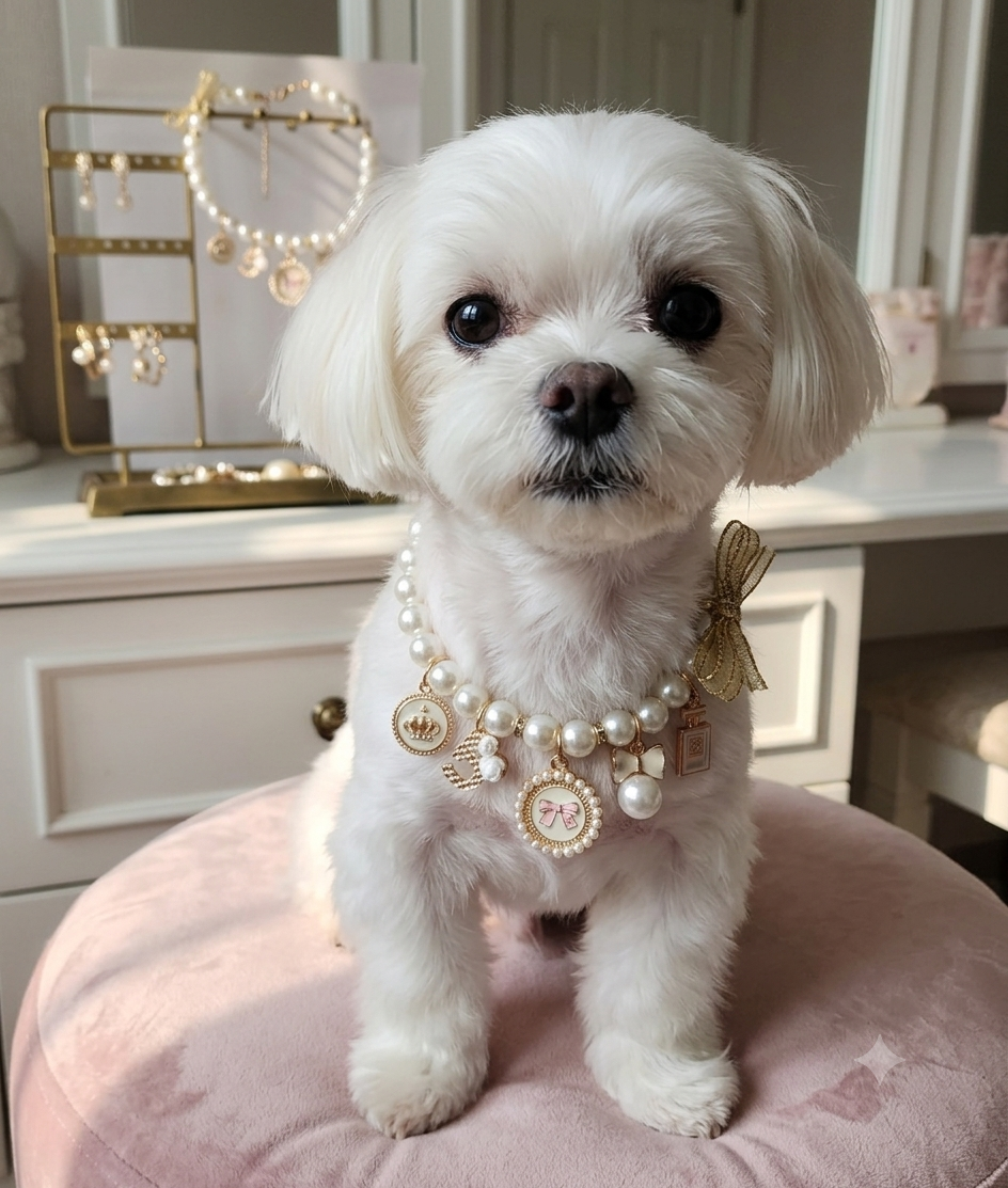 Fancy pet necklace
