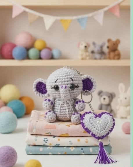 Cute Elephant Keychains