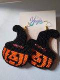 Witch Pumpkin Earrings