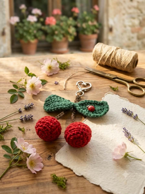 Cherry Keychain