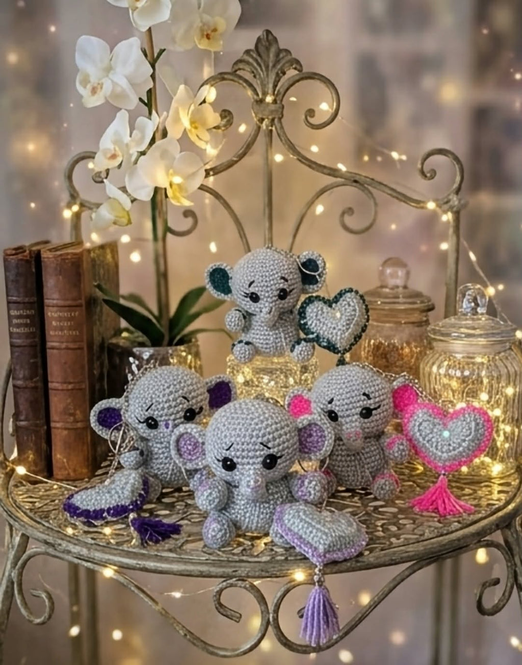 Cute Elephant Keychains